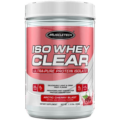 Iso Clear Hydrolyzed Protein Drink Mix Powder, Light and Refreshing ...