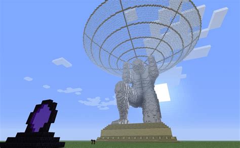 Atlas statue Minecraft Project