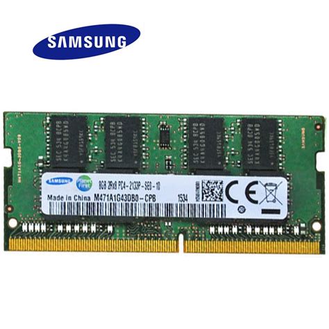 SAMSUNG DDR4 Memory RAM 4GB 8GB 2133 Laptop Memoria DRAM Stick for ASUS ...