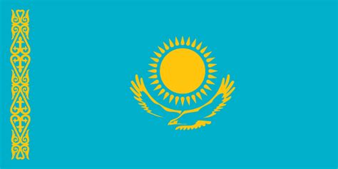 The Kazakhstan flag and its description