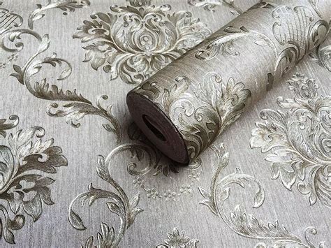 Buy RoseCraft Damask 57 sq ft Wallpaper Painted RC6247 Online in India ...