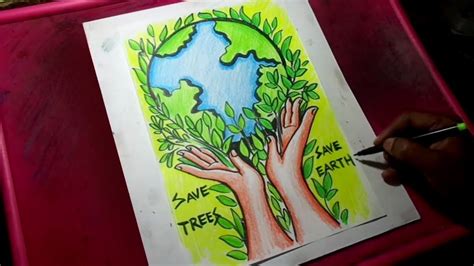 Save Earth Poster – Penggambar