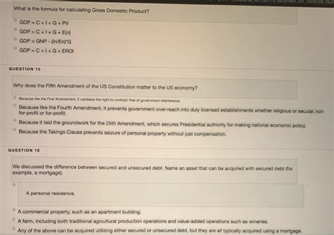 Solved What is the formula for calculating Gross Domestic | Chegg.com