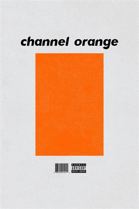 Frank Ocean 'Channel Orange' Album Cover Poster – Posters Plug