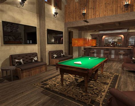 Saloon/Billiard room - (lighting fixture similar to Kalco mica fixture ...