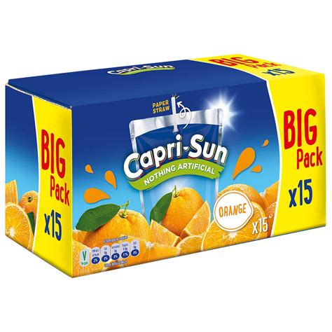 Offer BMStores Capri-Sun Orange 15 x 200ml BMStores