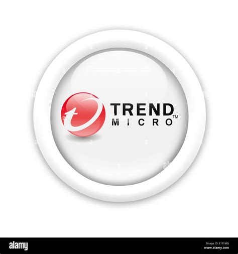 Trend micro logo icon symbol flag emblem Stock Photo - Alamy