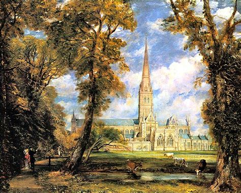 John Constable // Salisbury Cathedral from the Bishops Grounds // 24 ...