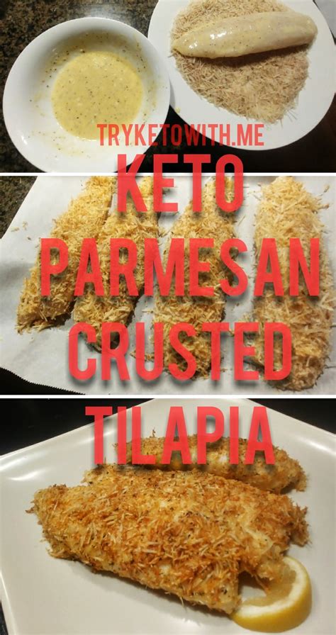 Keto Parmesan Crusted Tilapia - TryKetoWith.Me