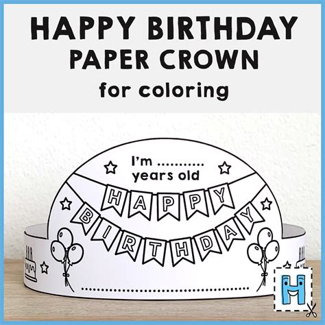 Template Birthday Crown Printable | ubicaciondepersonas.cdmx.gob.mx