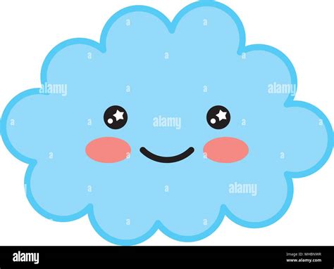 Happy Cloud Clip Art