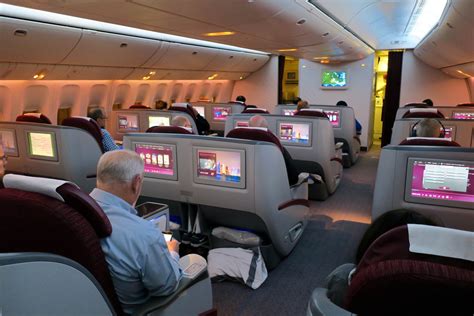 Qatar Airways Business Class 777 Overview – QR714 Houston - Doha