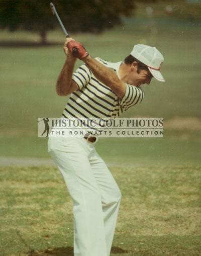 Gary Player, back swing, U. S. Open 1977 - Historic Golf Photos