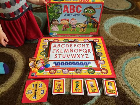 Thoughts of Fluff: Super Why! ABC Letter Game (review)