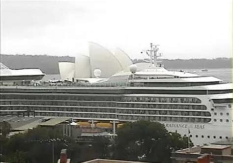 Cruise Ships Live Streaming Webcam Sydney Harbor City Port NSW