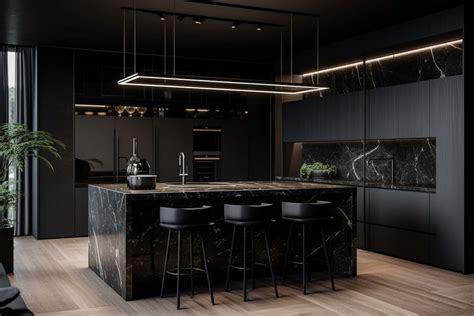 Dark Modern Kitchen