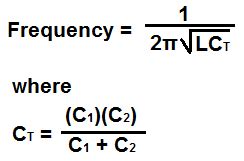 Colpitts Oscillator Calculator