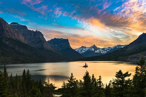 Pictures Of St Mary Lake Glacier National Park - Go Images Site