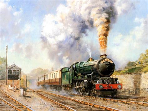 Howard Fogg train oil painting | Rate my painting Rating