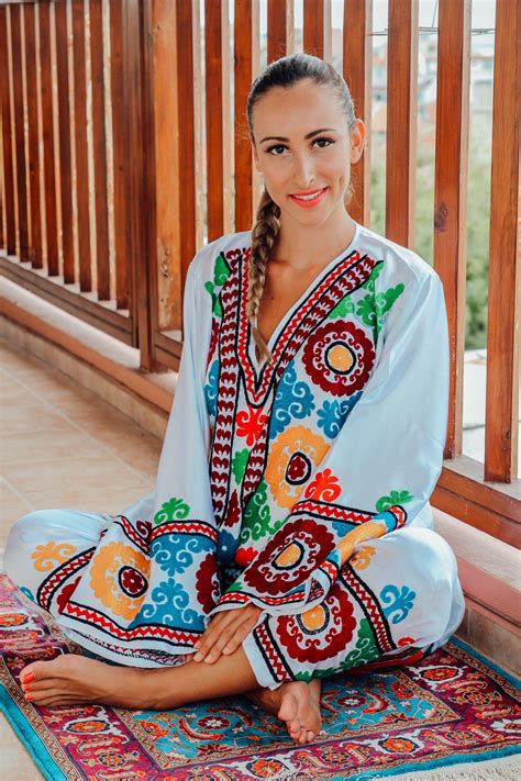 Tajikistan & its Traditional Clothing - La Elegantia | Traditional ...