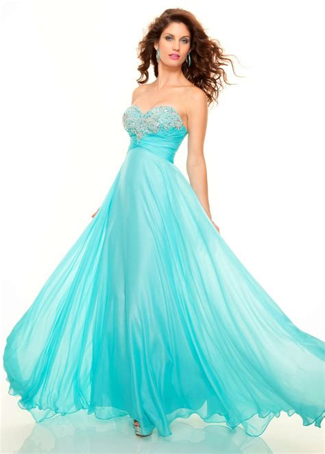 DressyBridal: 2014 Prom Color Trend:Stunning Aqua Blue