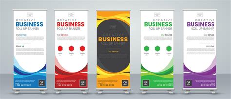 Vertical Banner Design Signboard Advertising Brochure Flyer Template ...