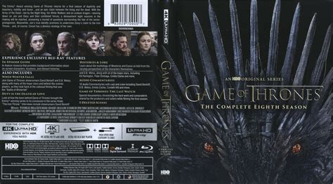 Game Of Thrones: Season 8 (2019) R1 4K UHD Blu-Ray Cover & Labels ...