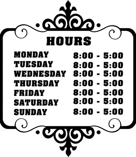 Office Hours Sign Template Free - Tutlin.psstech.co - Free Printable ...