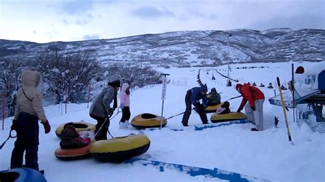 Snow tubing at Soldier Hollow near Heber, Utah - YouTube