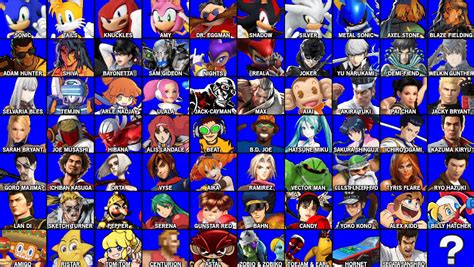 My roster idea for a Sega crossover fighting game: : r/Fighters