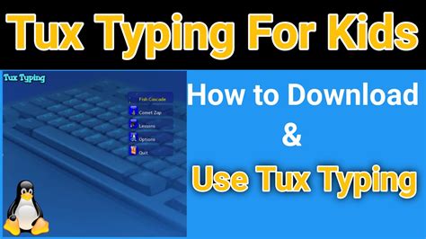 How to use Tux typing | Tux Typing Full Tutorial | - YouTube