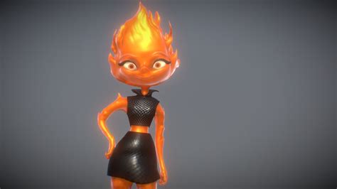 Pixar Elemental Ember Lumen printable - Buy Royalty Free 3D model by ...