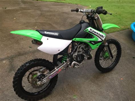 2009 Kawasaki KX100 motocross dirt bike green KX 100