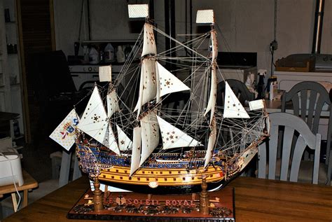 Gallery Pictures Heller Le Soleil Royal Plastic Model Sailing Ship Kit ...