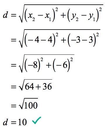 Distance Formula and Examples - ChiliMath