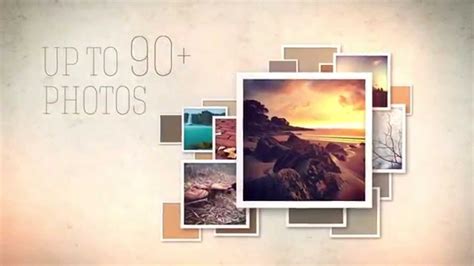 SLIDESHOW VIDEO DISPLAY - AE Template With Retro Styled Photo Frames ...