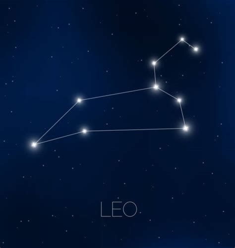 9,500+ Leo Constellation Stock Illustrations, Royalty-Free Vector ...