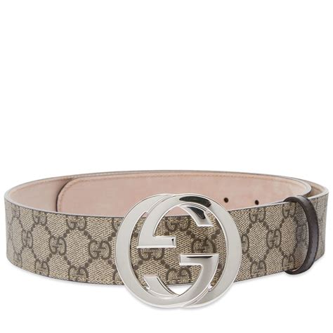 Gucci GG Supreme Black Buckle Belt Gucci