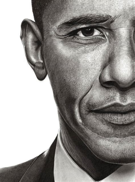 Barack Obama Drawing by Paul Stowe | Saatchi Art