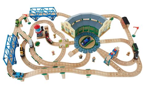 Amazon.com: Thomas & Friends Fisher-Price Wooden Railway, Tidmouth ...