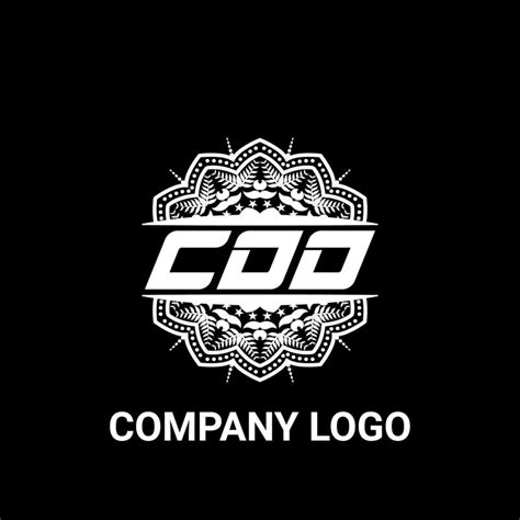 CDO letter royalty mandala shape logo. CDO brush art logo. CDO logo for ...