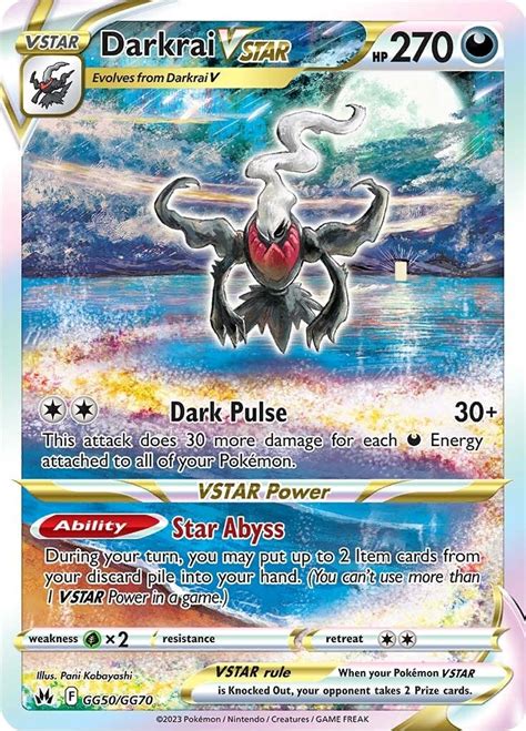 Darkrai VSTAR - Crown Zenith: Galarian Gallery - Pokemon