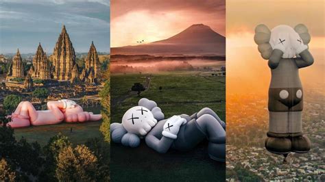 10 Potret KAWS: HOLIDAY di Berbagai Negara, Terbaru Ada di Candi ...