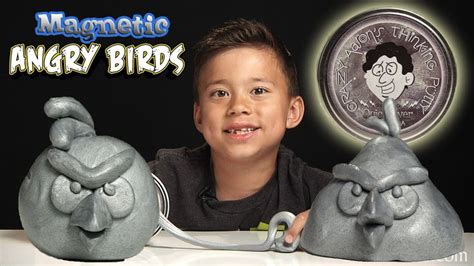 Magnetic ANGRY BIRDS! Crazy Aaron's MAGNETIC THINKING PUTTY from Vat19 ...