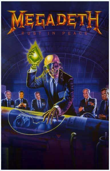 Megadeth Rust in Peace Poster 11x17 | Capas de álbuns de rock, Álbuns ...