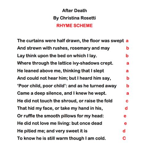 A Poem S Rhyme Scheme Is Part Of Its - slidesharetrick