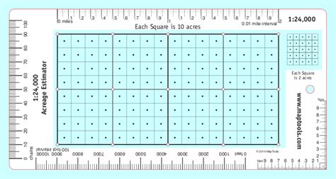 MapTools Product -- Acreage Estimator for 1:24,000