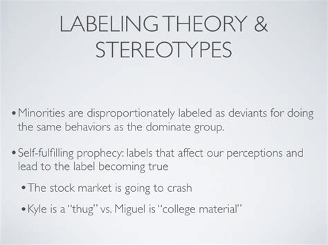 LABELING THEORY | The Lawyers & Jurists