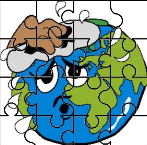 puzzle | Giorno della terra, Attività geografia, Immagini