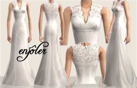 Sims 2 clothing | Mod The Sims - Wedding dresses by Madeline in 2020 ...